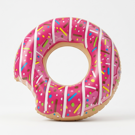 H2o Go Donut Swim Ring Pink & Chocolate