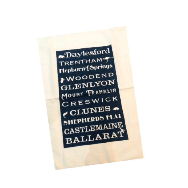 Gifts | Daylesford & Surrounds Tea Towel