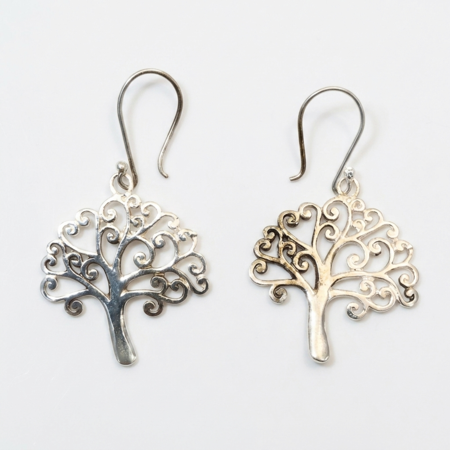 Silver Tree of Life Earrings