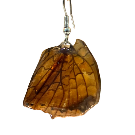Handmade Butterfly Resin Earrings