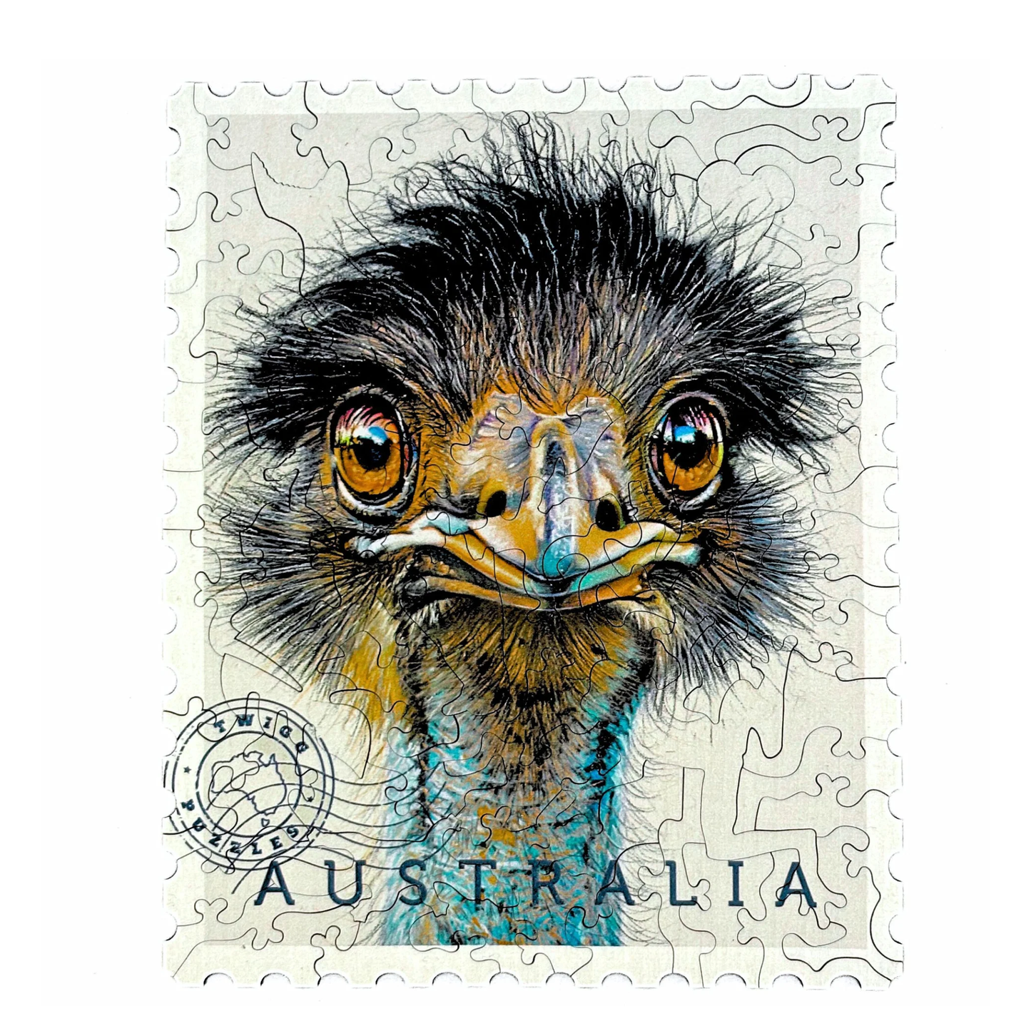 Australian Emu Wooden Jigsaw Puzzle