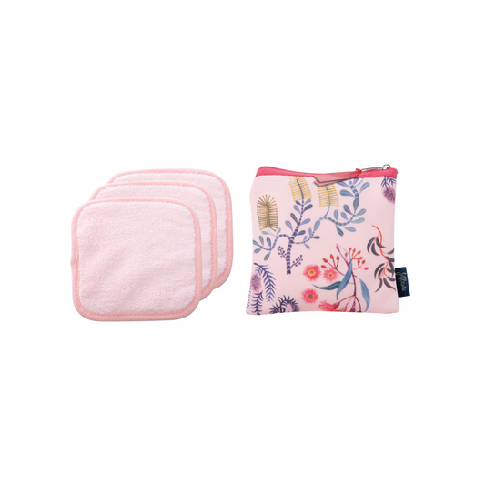 Reusable facial cleaning cloths (set of 3)
