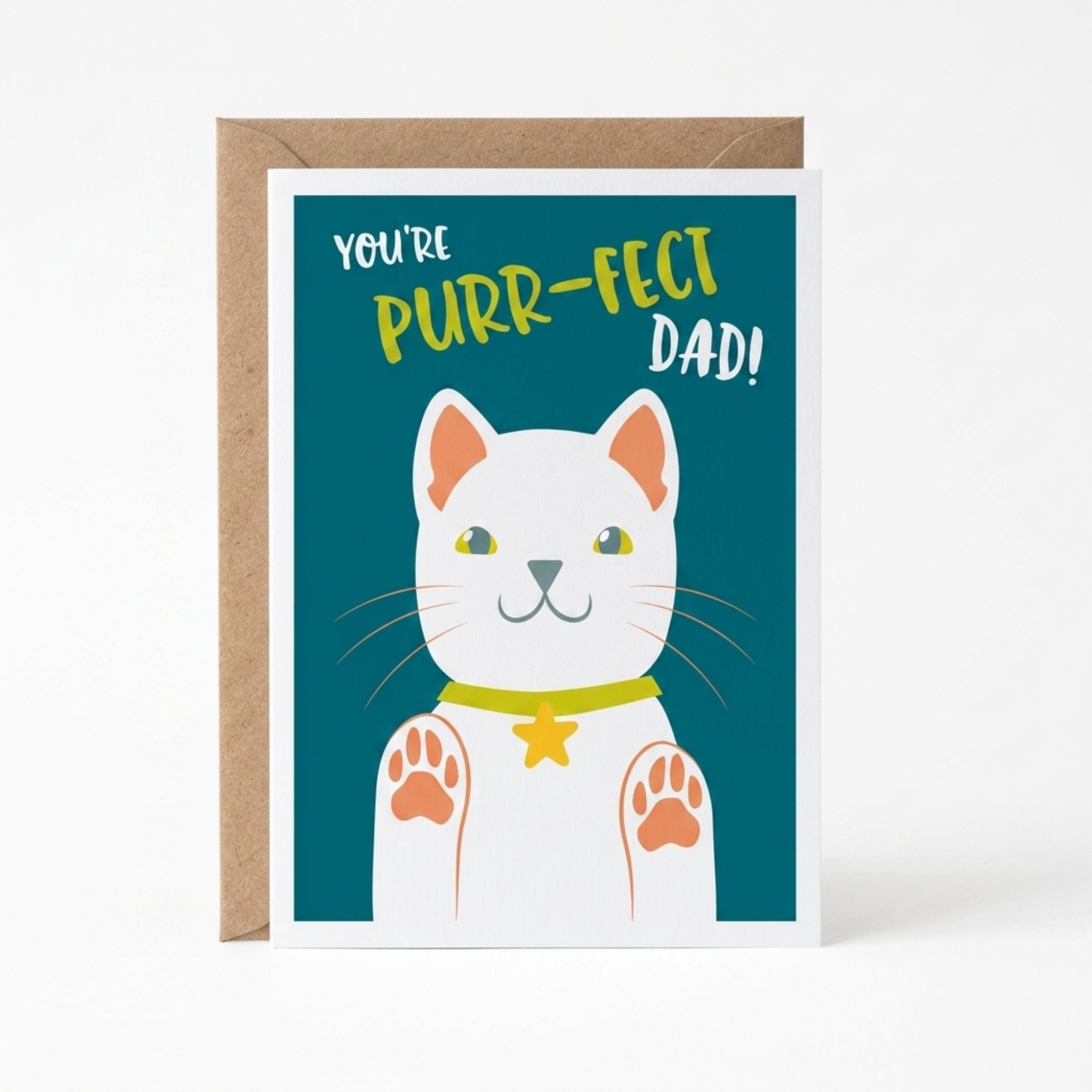 Greeting cards - Father's Day - You're Purrfect Dad