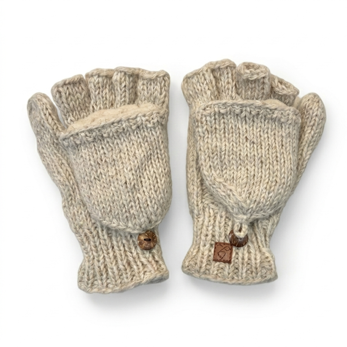 100% Wool Unisex Fingerless Hunter Gloves