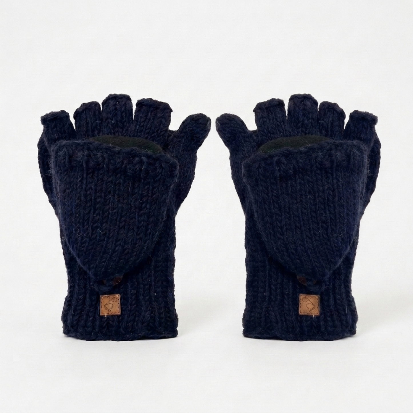 100% Wool Unisex Fingerless Hunter Gloves