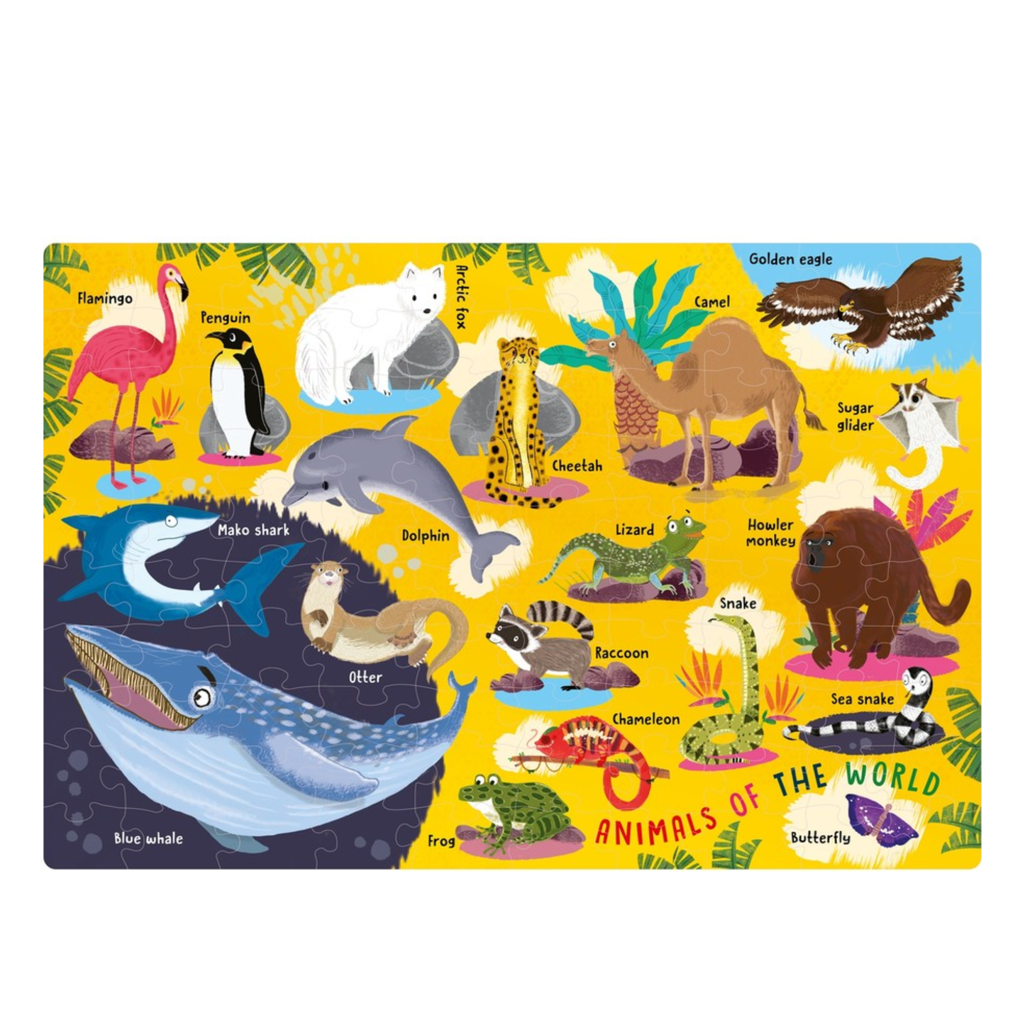 First Jigsaw Animals Book & Puzzle