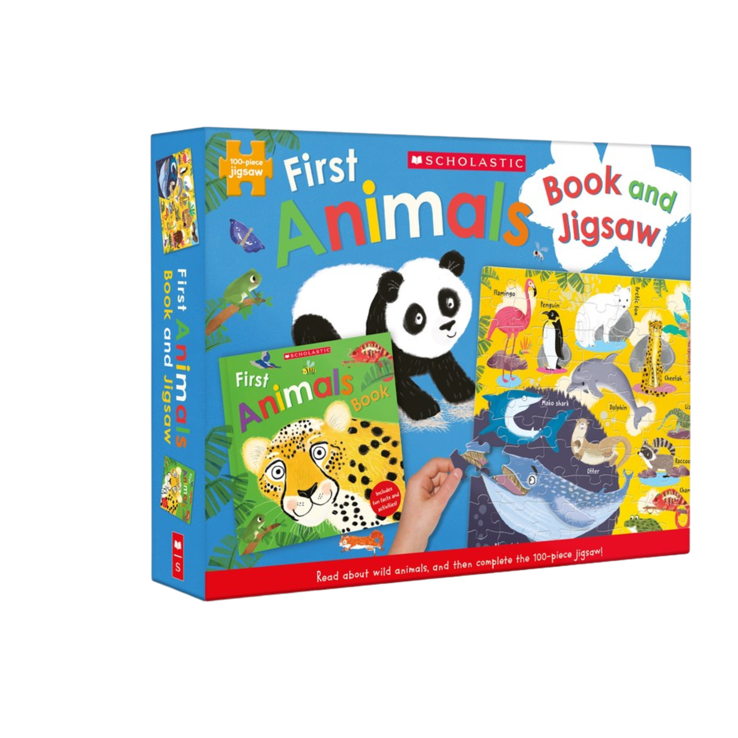First Jigsaw Animals Book & Puzzle