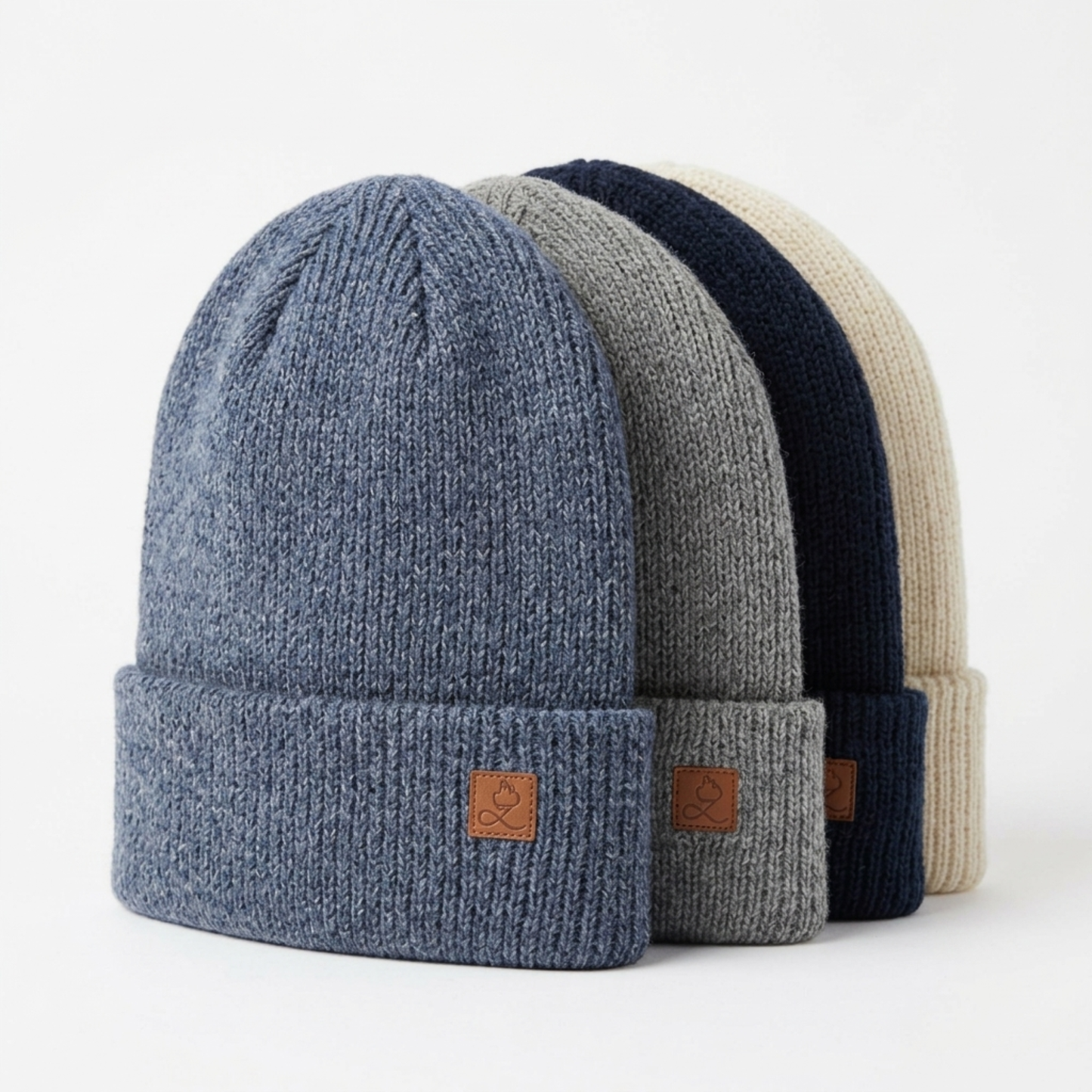 100% Marino Wool Fishermans Beanie Hat
