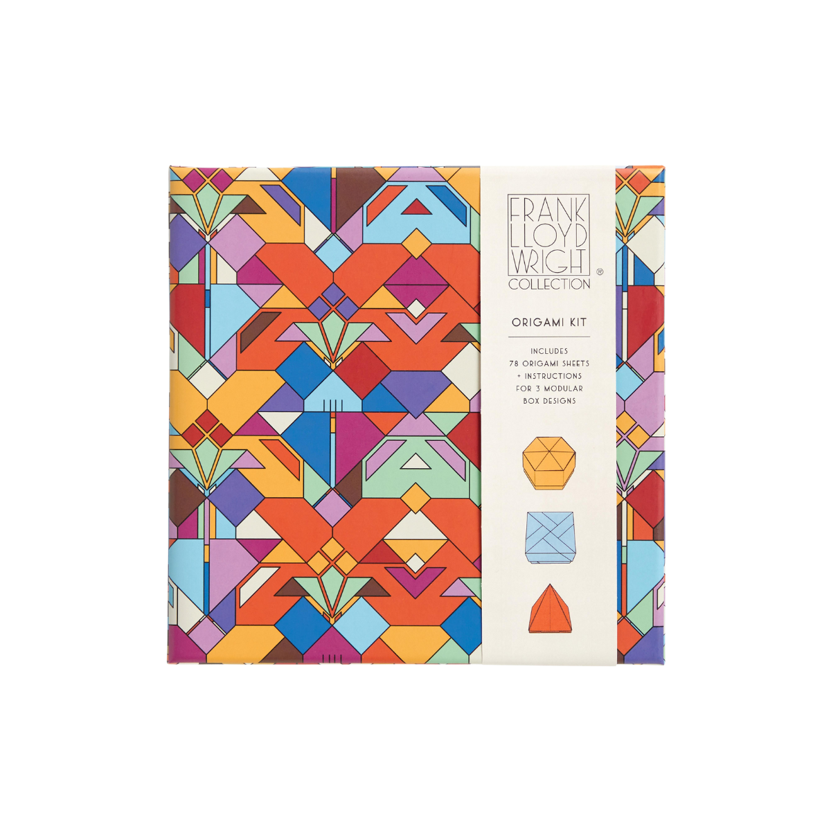 Frank Lloyd Wright Origami Kit Multi-Coloured