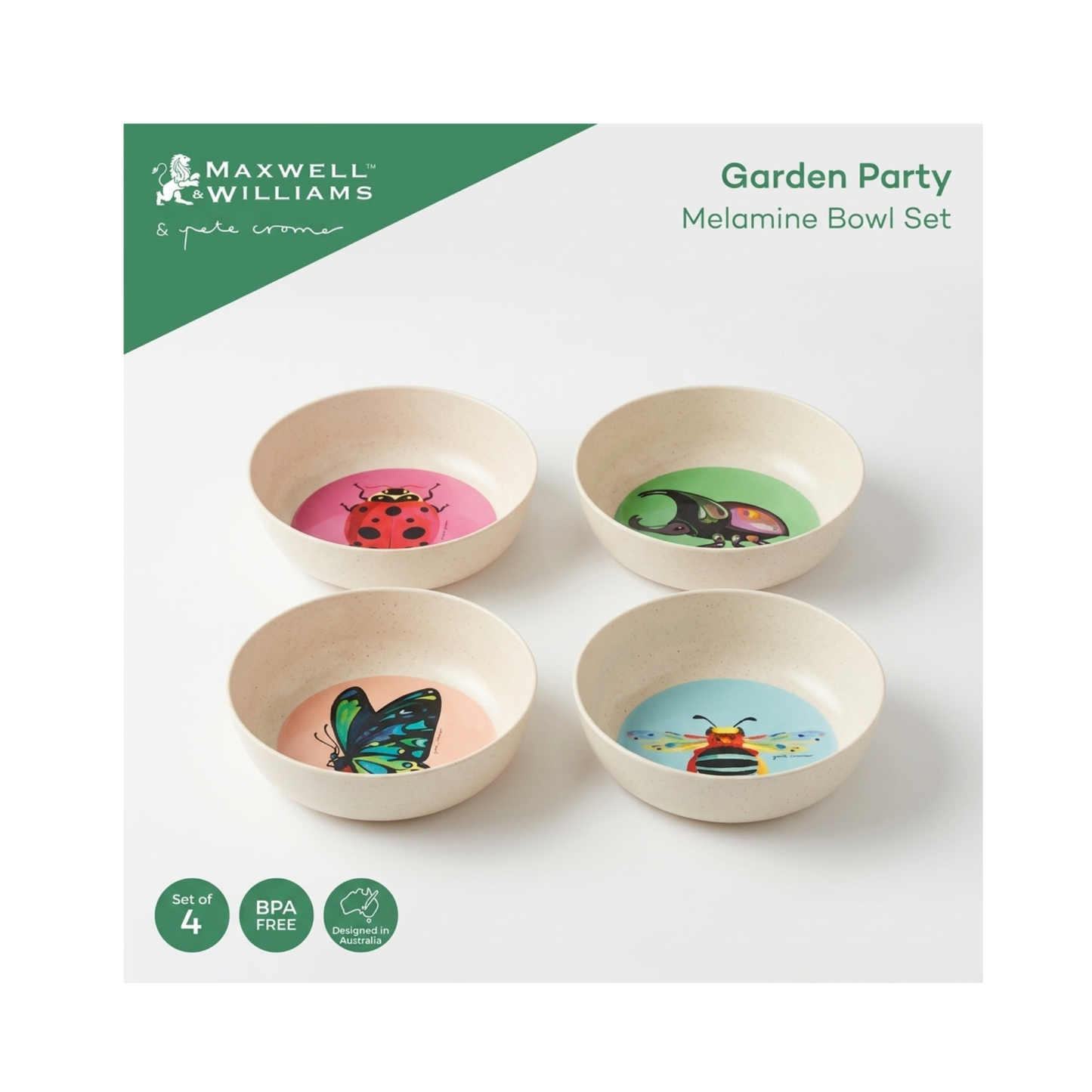 Maxwell Williams Bowls 5x15cm Set of 4 Assorted Gift Boxed