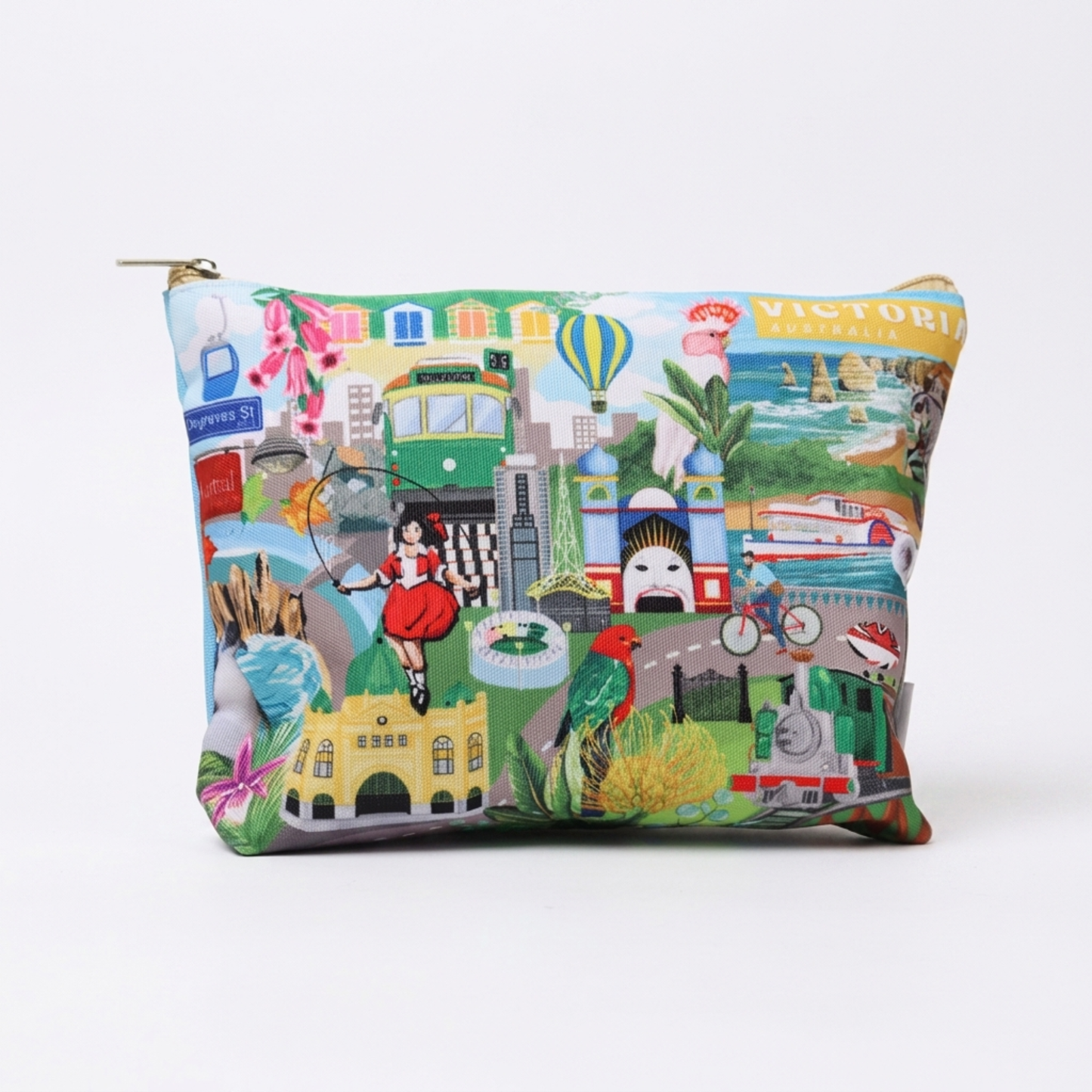 Australian Souvenir - G'day Victoria Travel Pouch