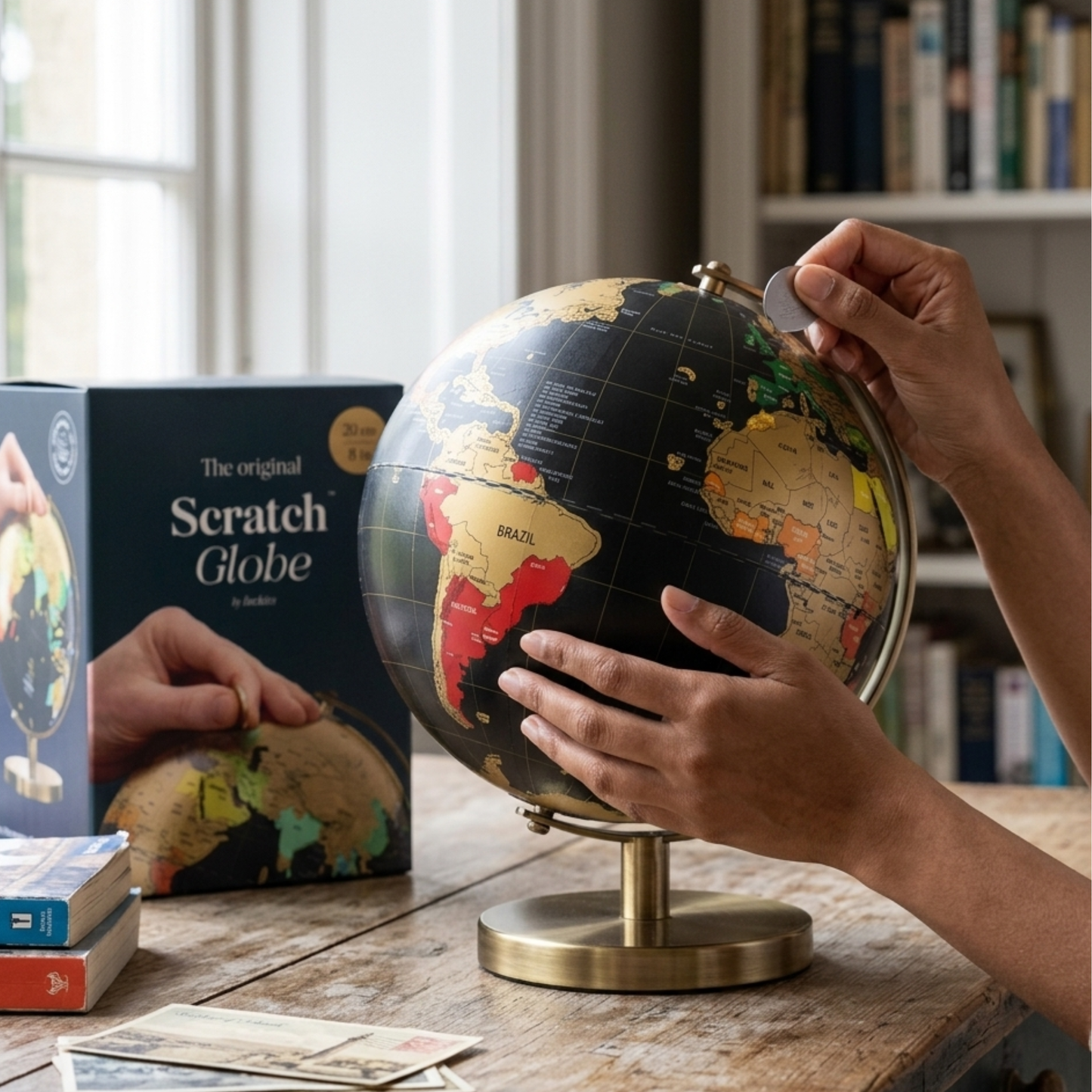 Luckies Scratch World Globe Large