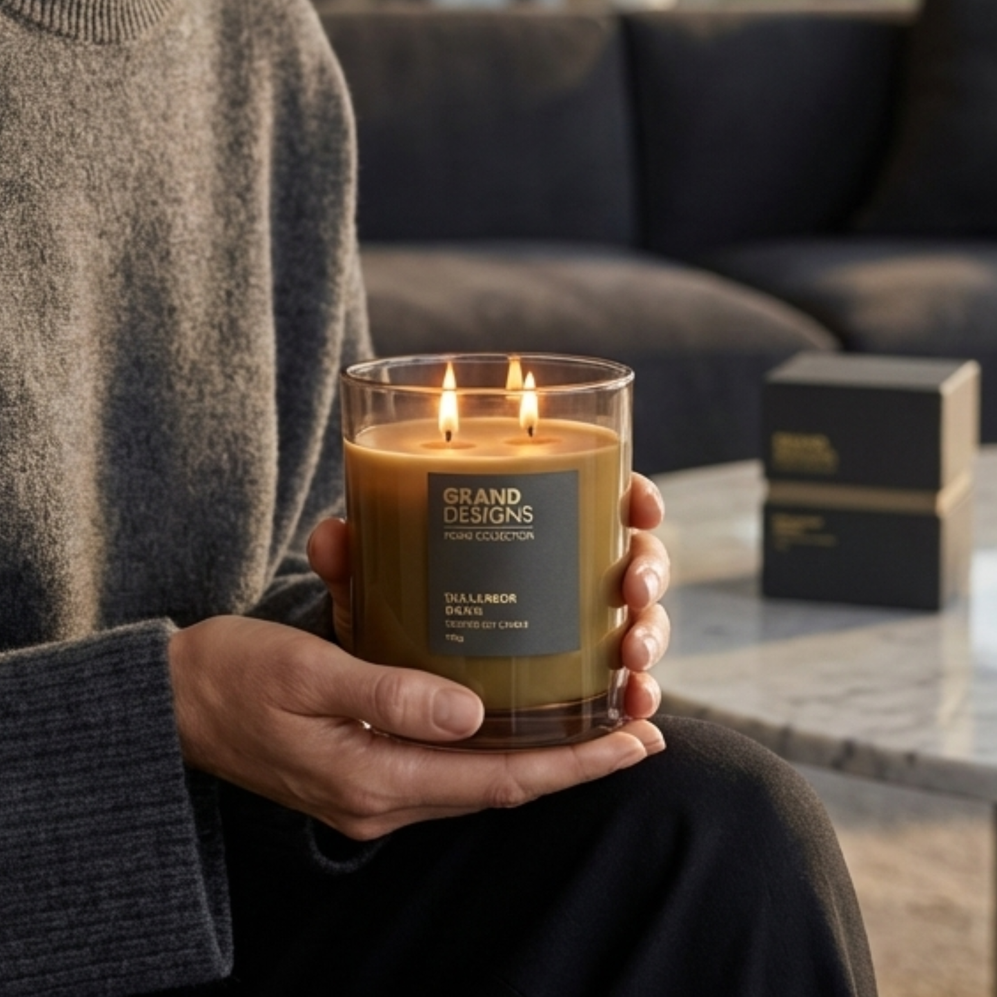 Grand Designs Tirra Firma Scented Candle 450g Gift Box
