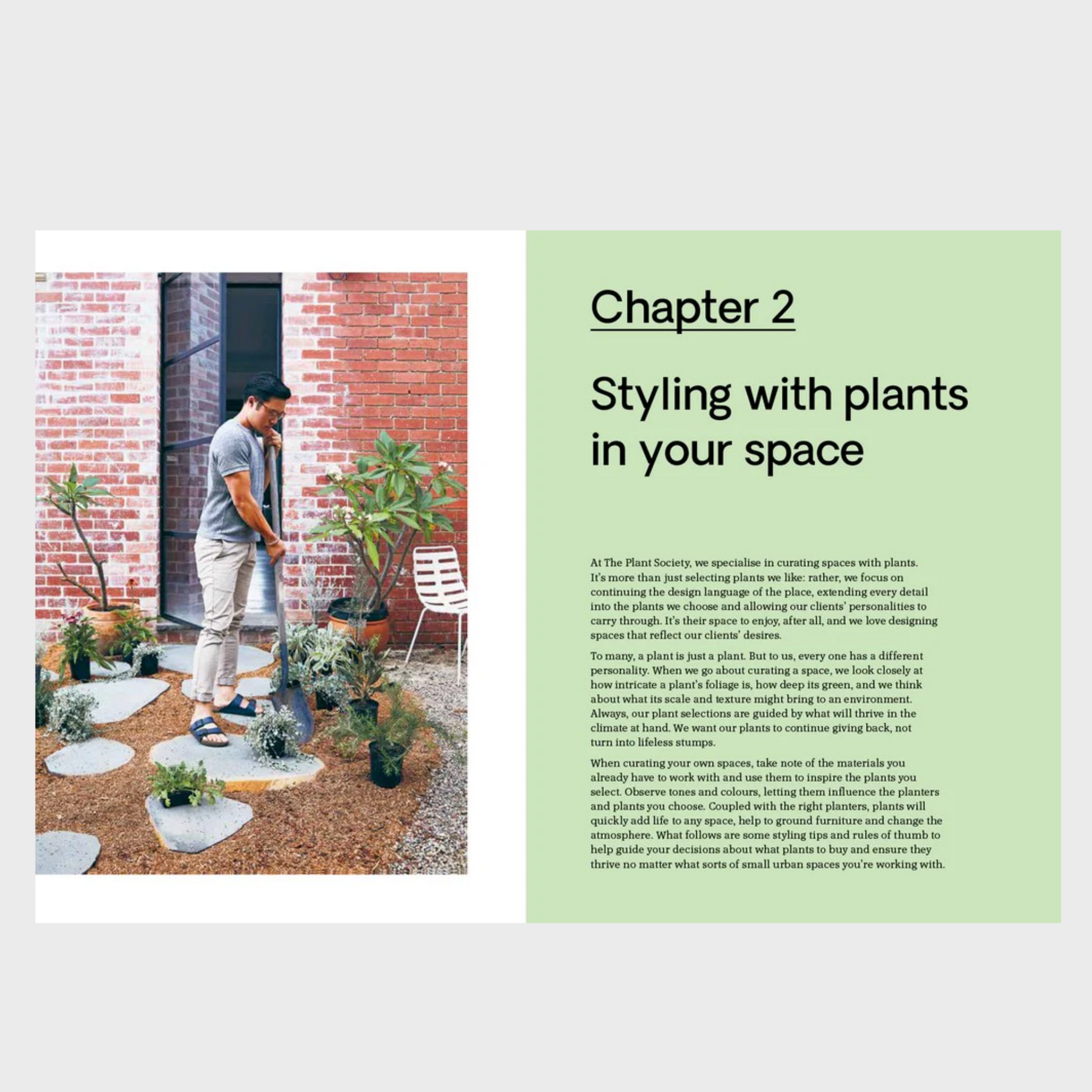 Image from 'Green' by Jason Chongue, showcasing styling plants in small urban spaces.