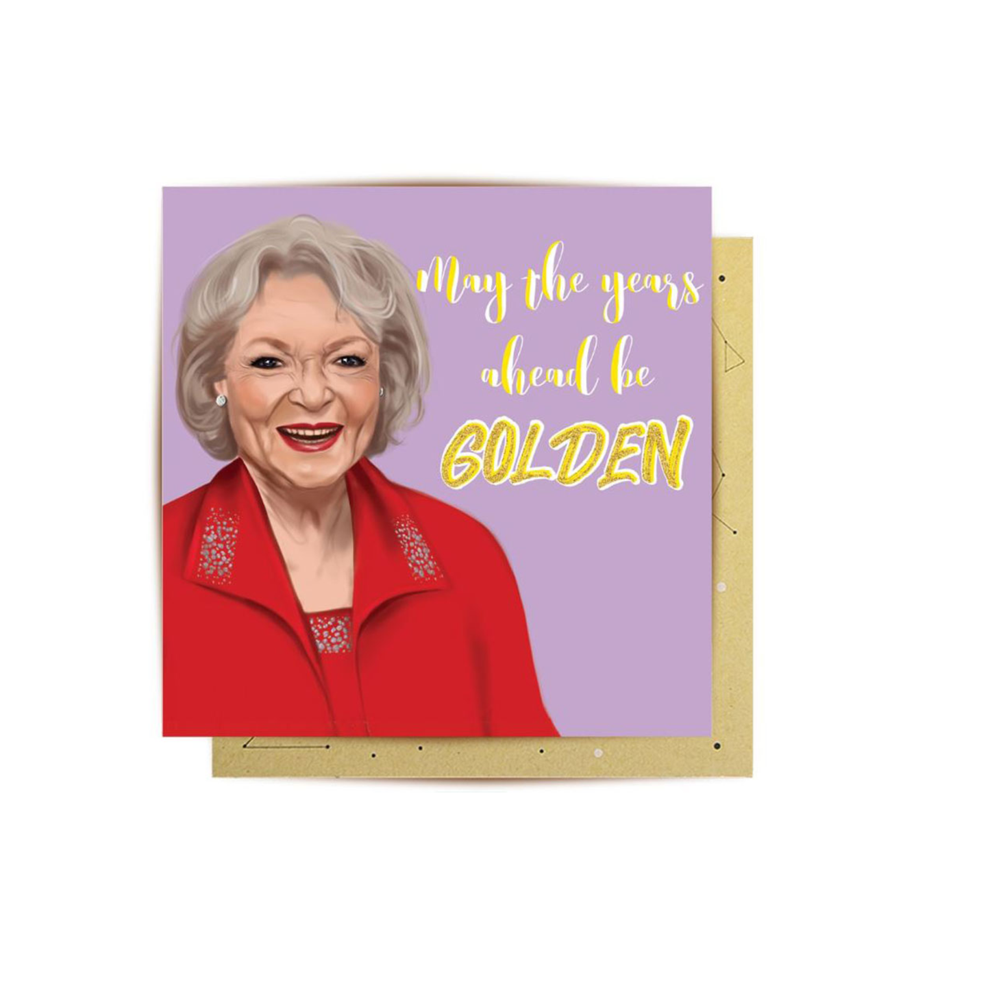 Greeting Card May your year ahead be golden