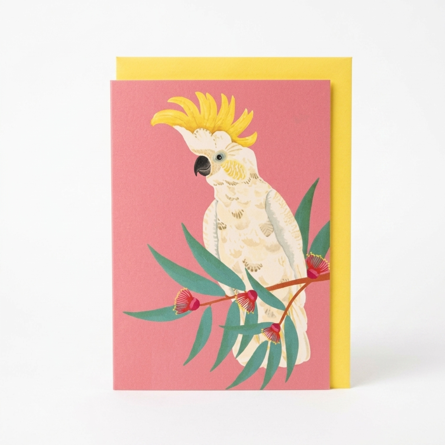 Valentine's Day Card - Cockatoo magic