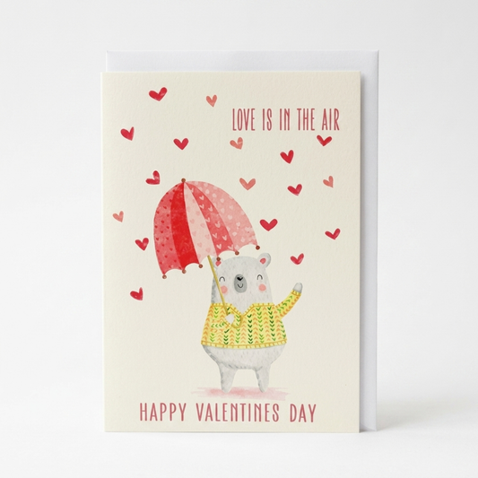 Valentine's Day Card - Love is in the air