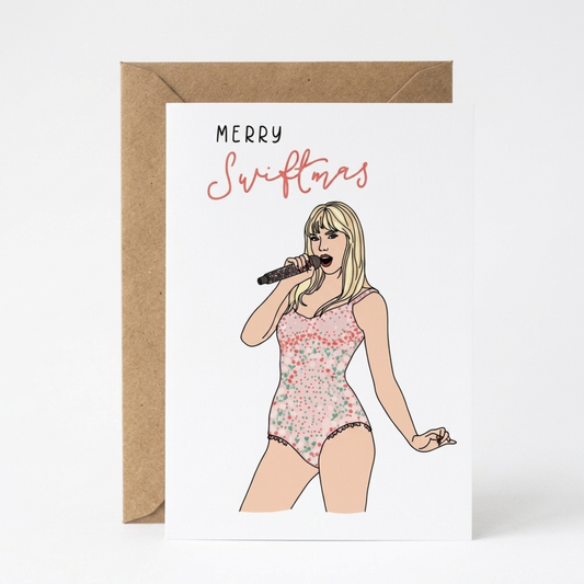 Greeting Christmas cards - Merry Swiftmass