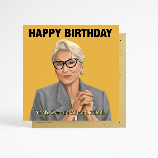 Greeting Card Meryl Streep Card
