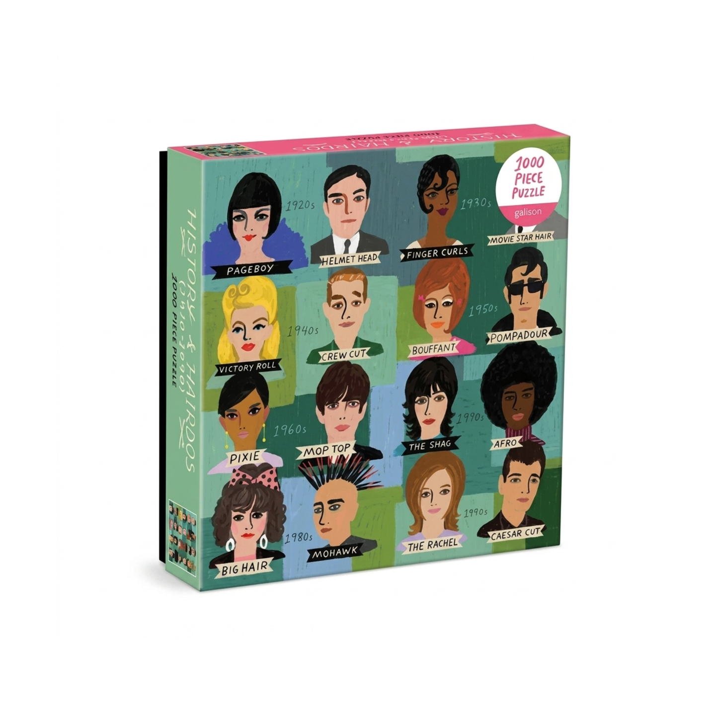 History of Hairdos (1870-1990) 1000 Piece Puzzle