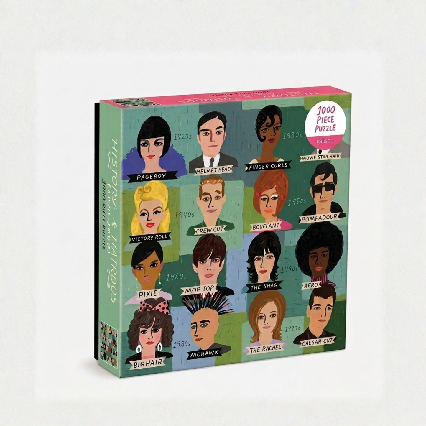 History of Hairdos (1870-1990) 1000 Piece Puzzle