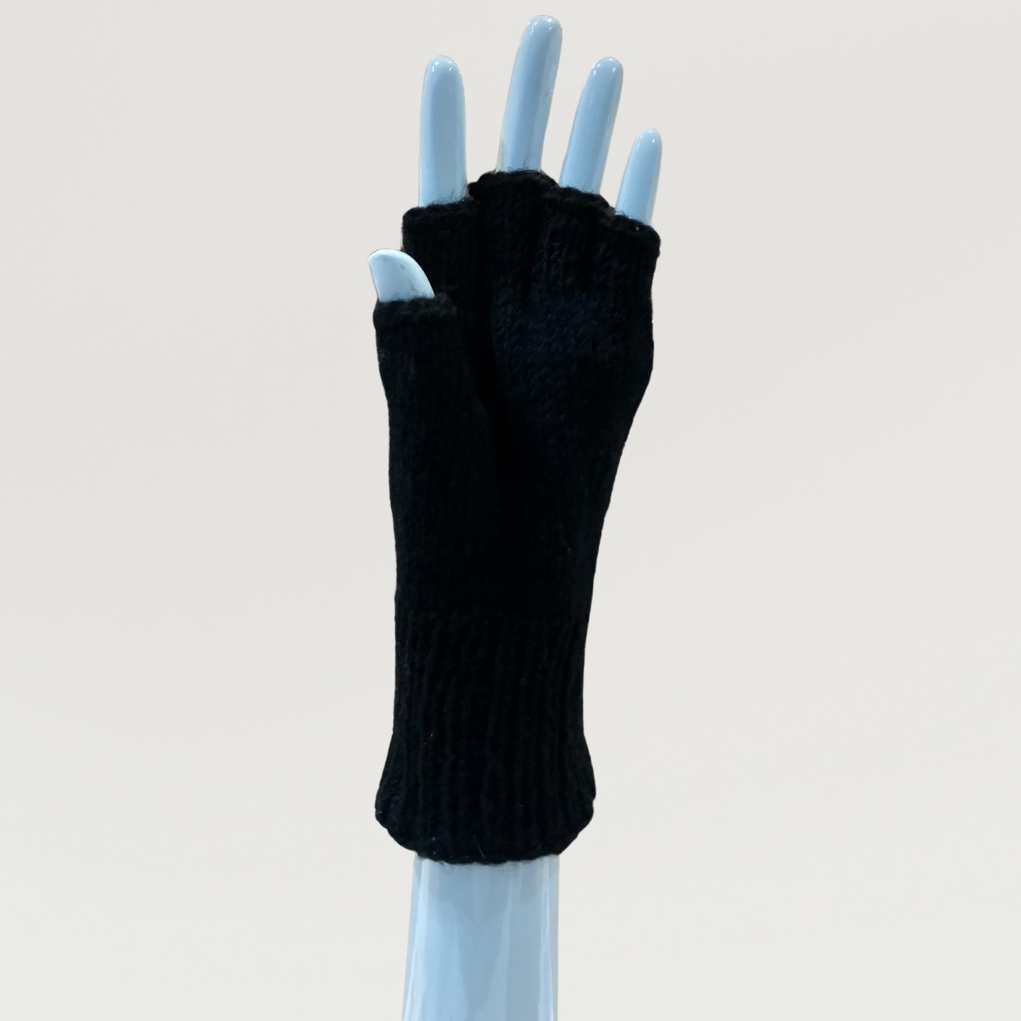 100% Wool Unisex 1/2 Finger Gloves