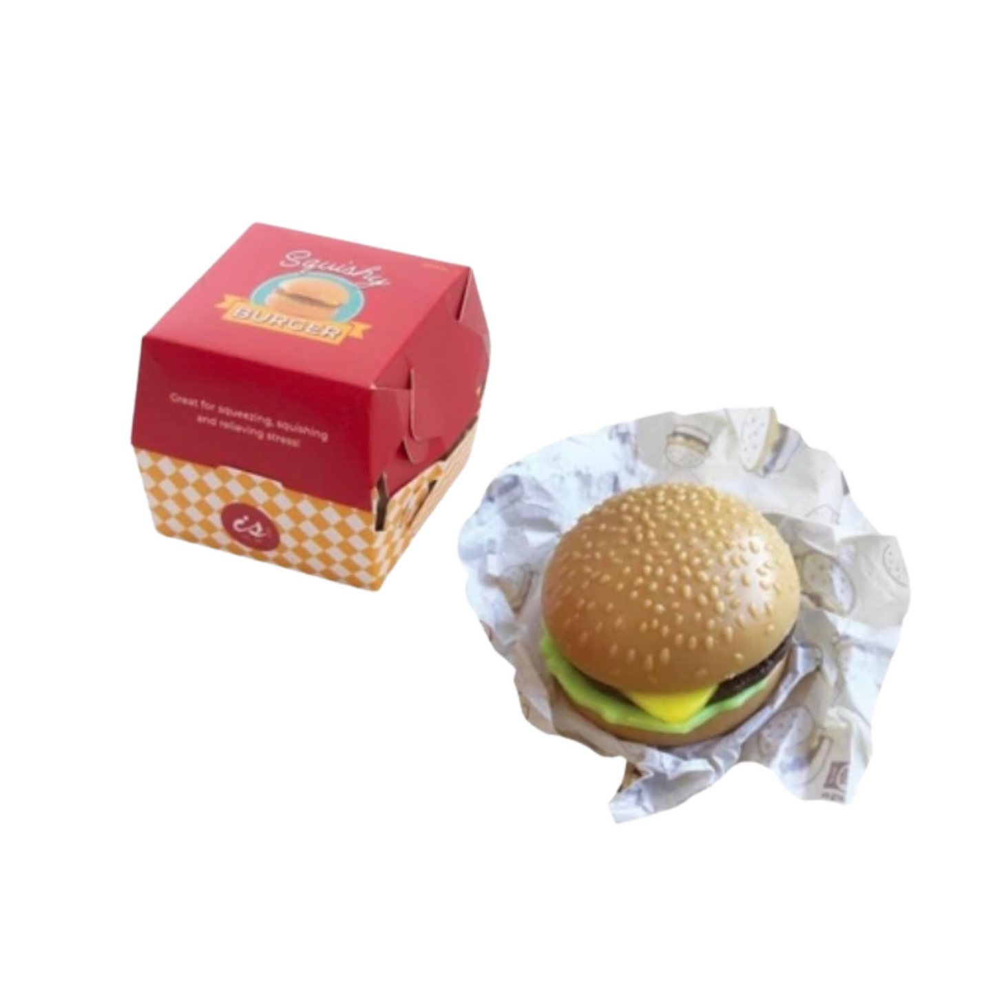 Squishy Burger Sensory Toy