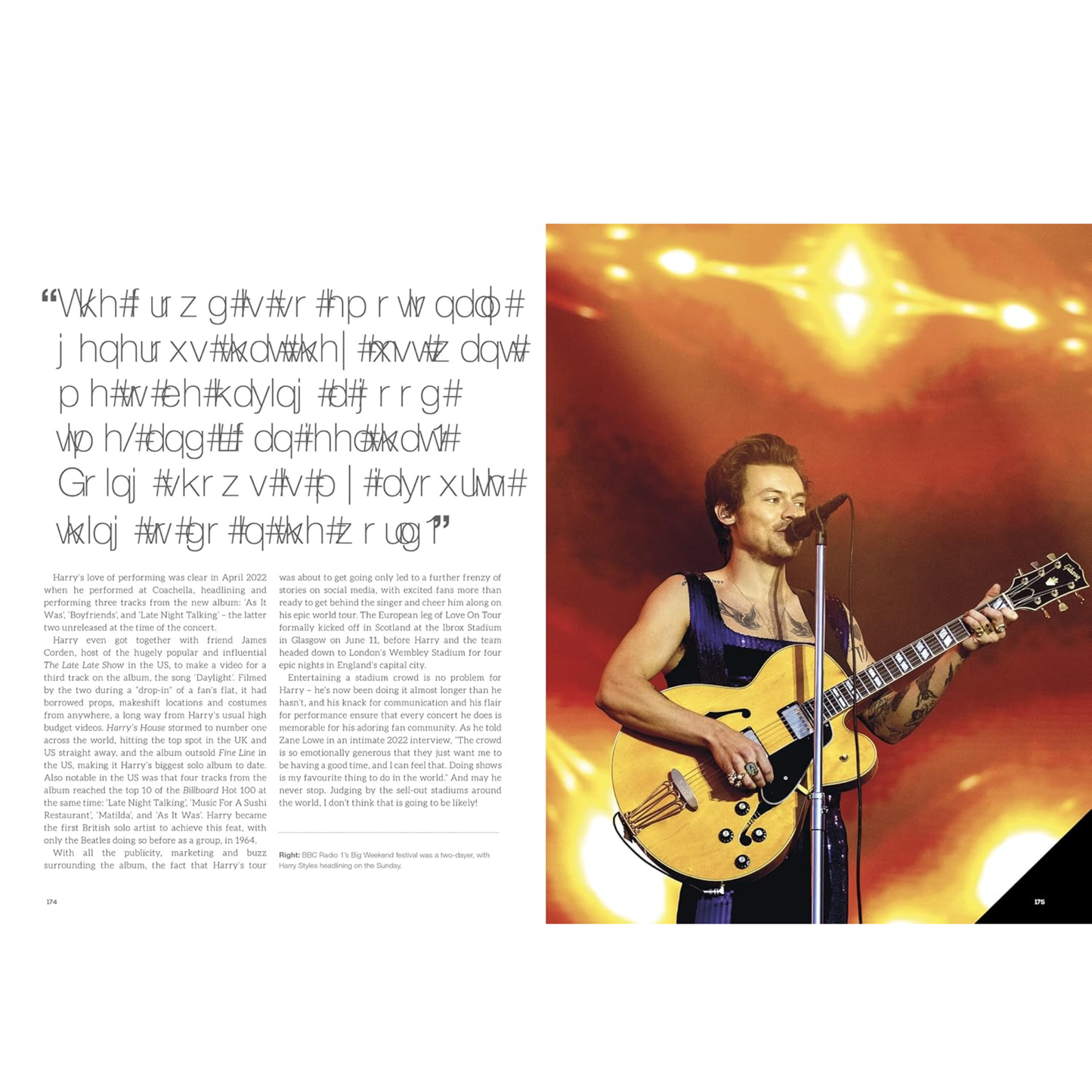 The Life & Music of Harry Styles Hardcover Book