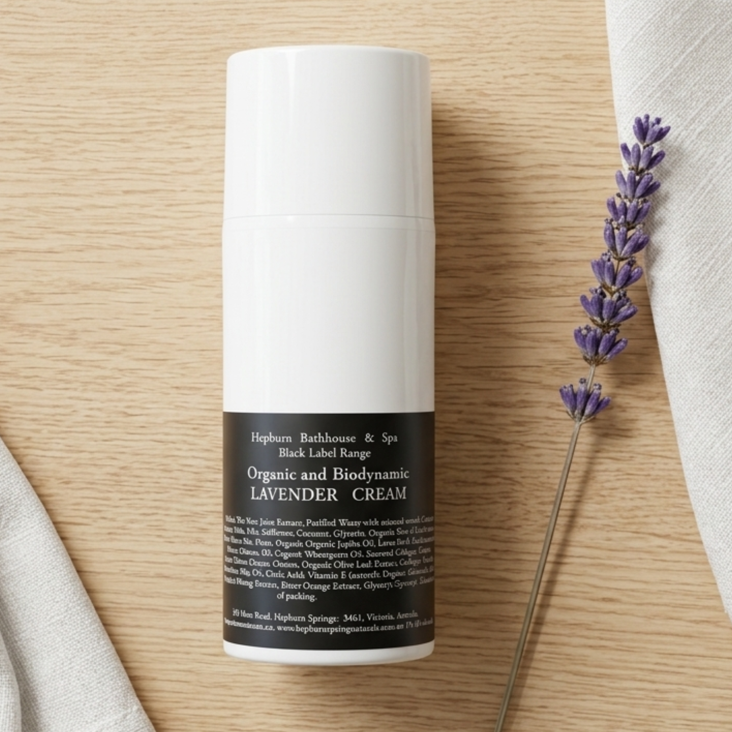 Hepburn Springs Lavender Hand Cream, 100ml
