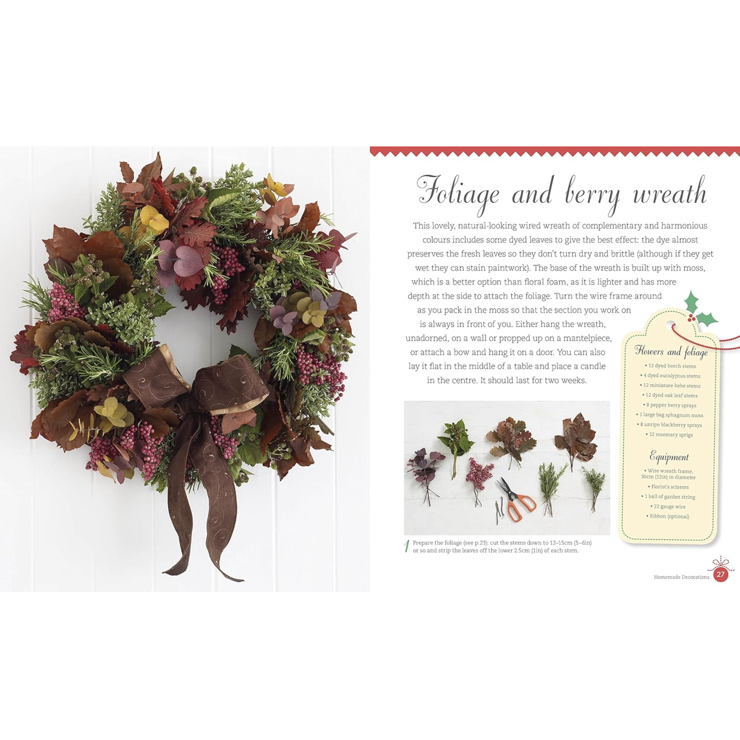 Homemade Christmas Projects Book