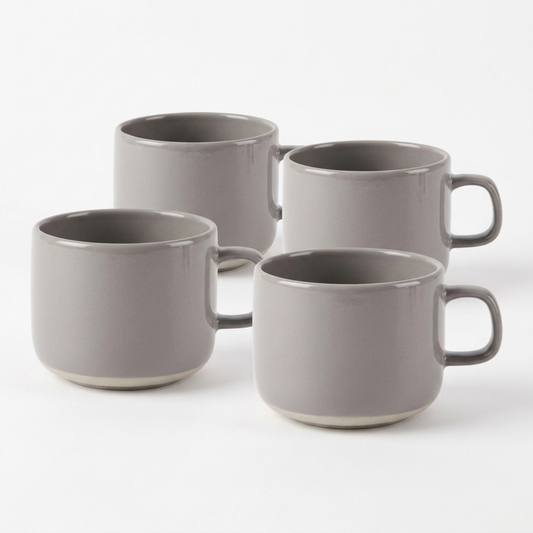 Lucie Stoneware Mug Set, 4 Piece