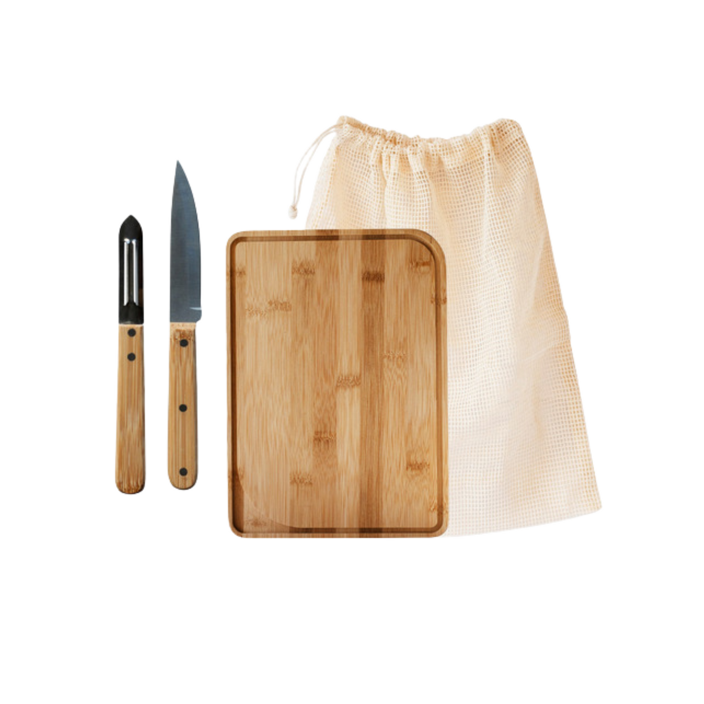 4 Piece Chef's Knife & Chopping Board Set