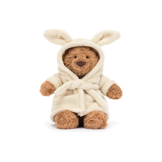 Jellycat Bartholomew Bear Bathrobe Brown