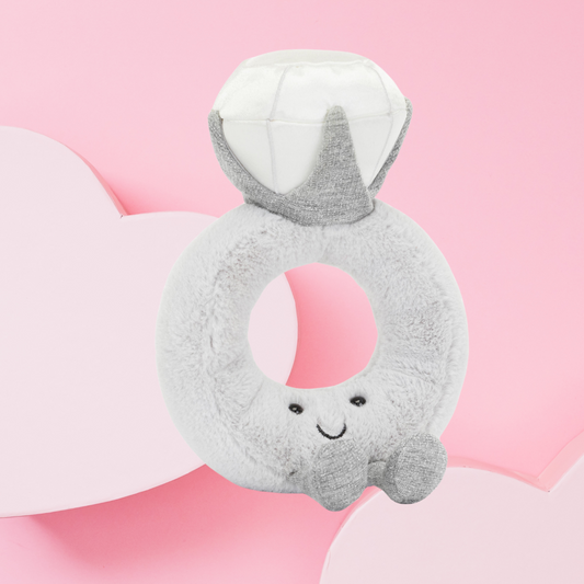 Jellycat Amuseables Diamond Ring Grey