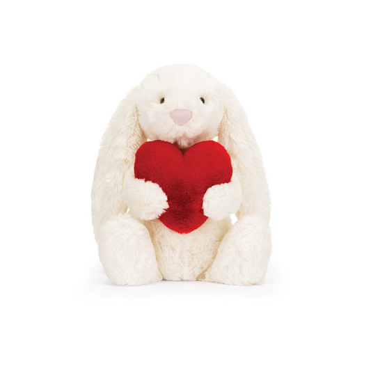 Jellycat Bashful Red Love Heart Bunny Orginal (Medium)