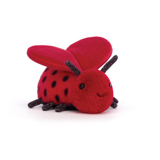 Jellycat Loulou Love Bug Red - Small