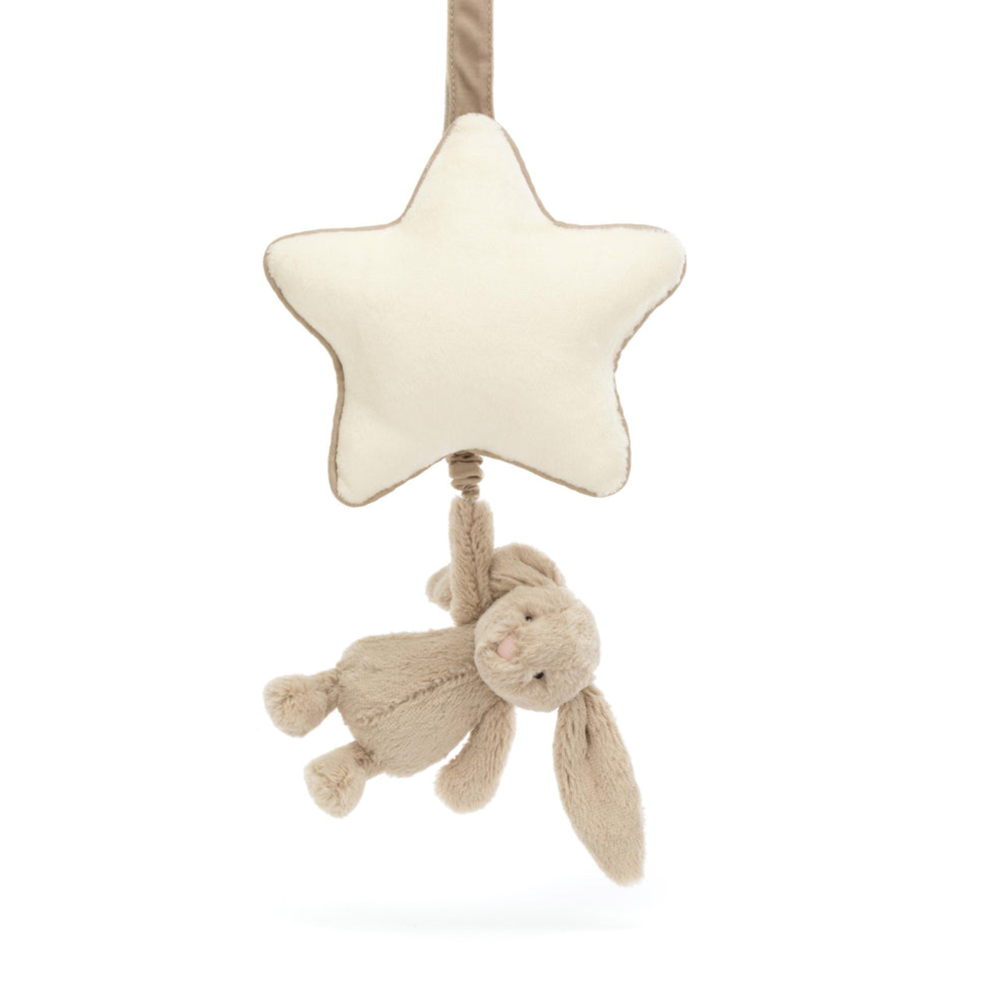 Jellycat Bashful Beige Bunny Musical Pull