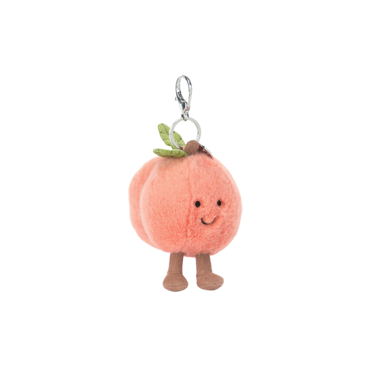 Jellycat Amuseables Peach Bag Charm