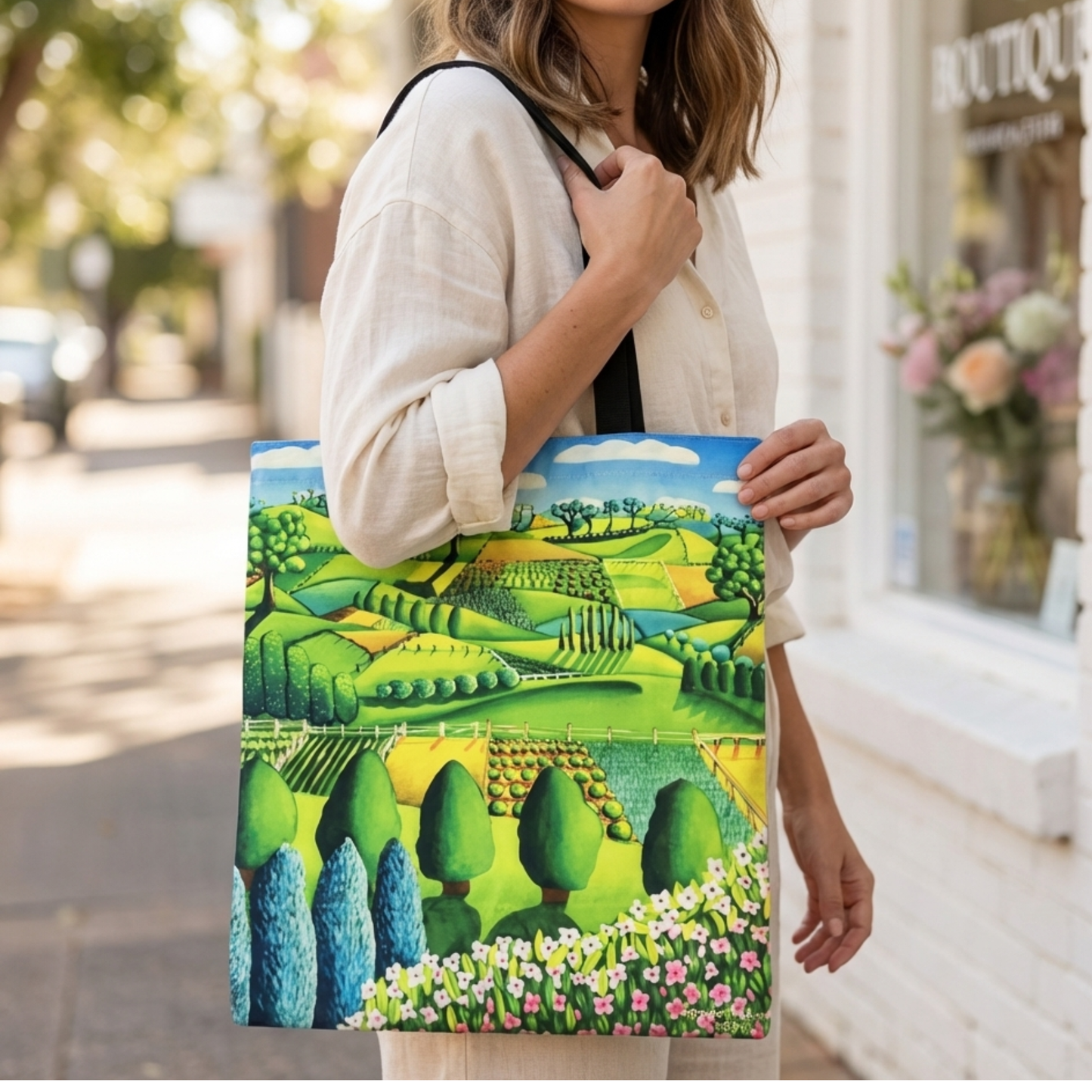Jennifer England 'Glenlyon' Tote Bag