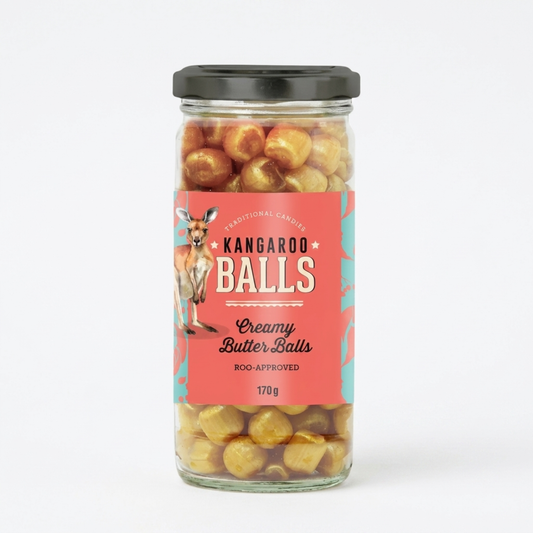 Gifts | Kangaroo Butter Lolly Balls, 170g