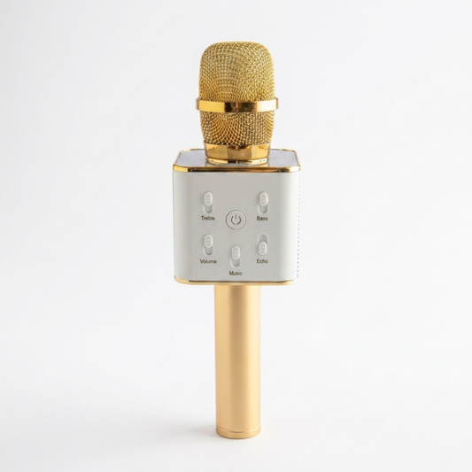 My Song! Gold Wireless Bluetooth Karaoke Microphone