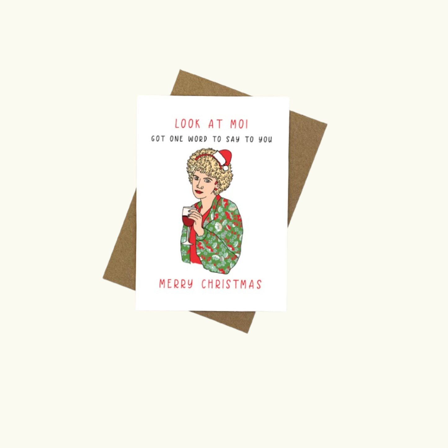 Greeting Christmas cards - Kath & Kim
