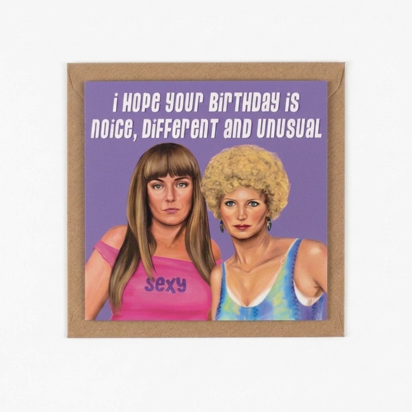 Greeting Card Kath & Kim Birthday