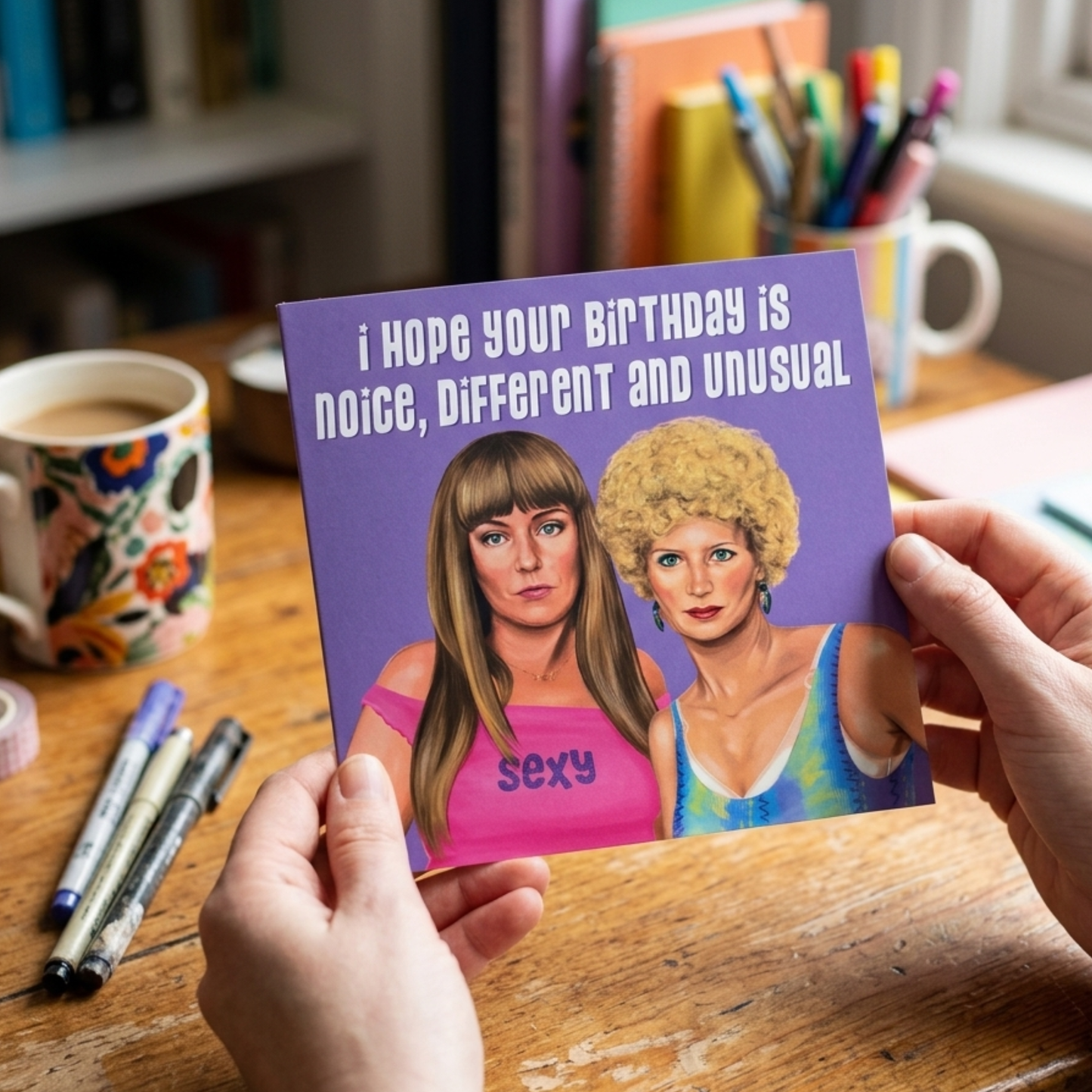Greeting Card Kath & Kim Birthday