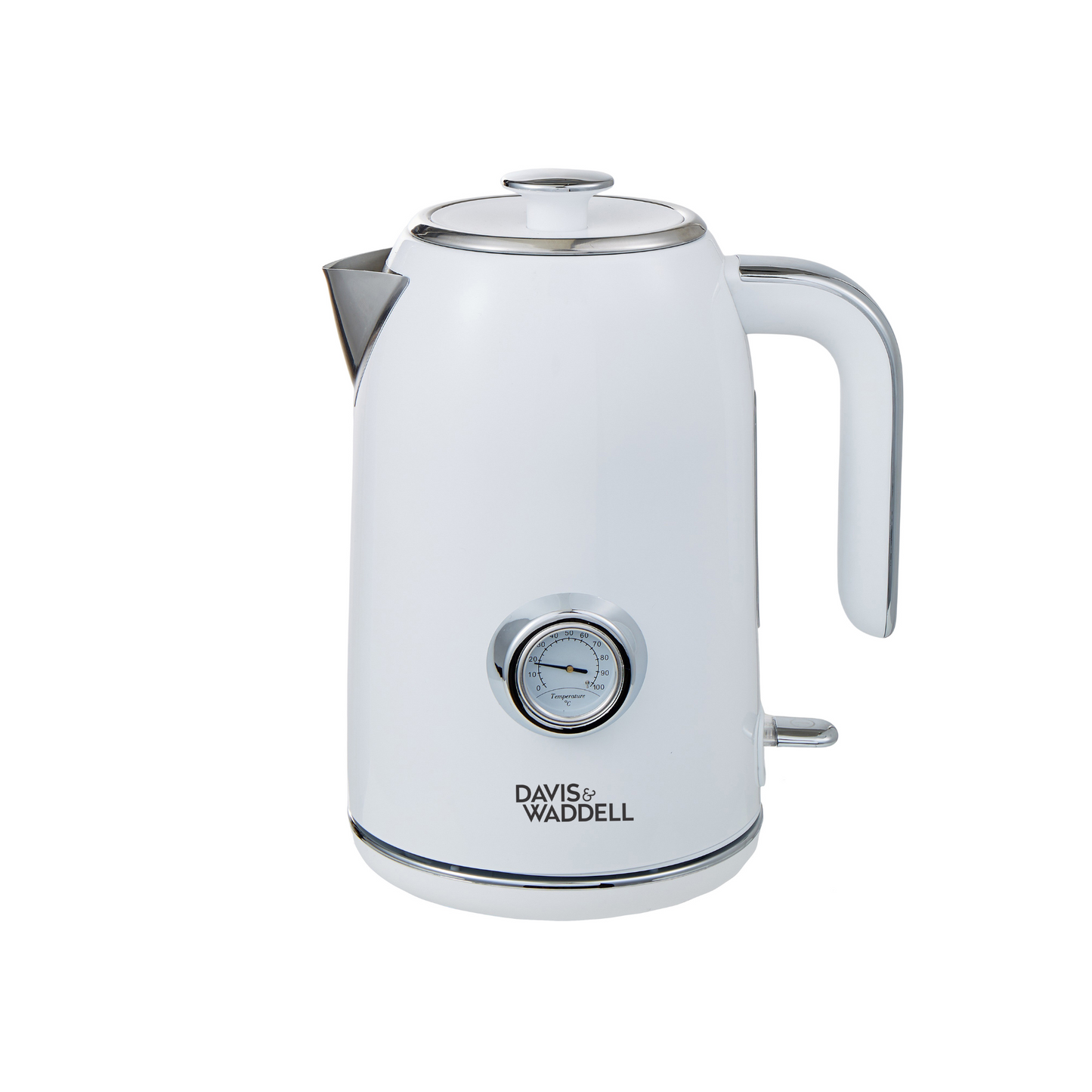 Retro Manor Electric Kettle, White