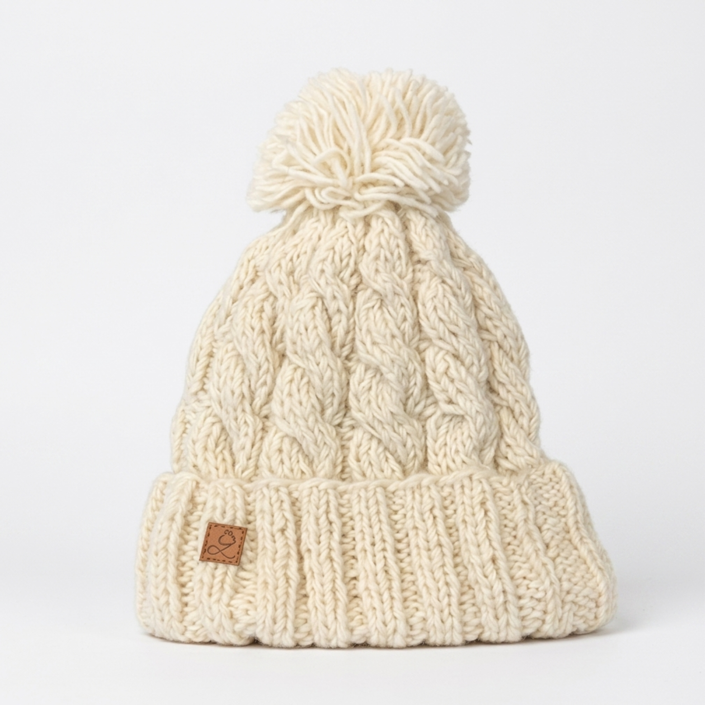 100% Wool Unisex Khemi Beanie Hat Adults & Kids