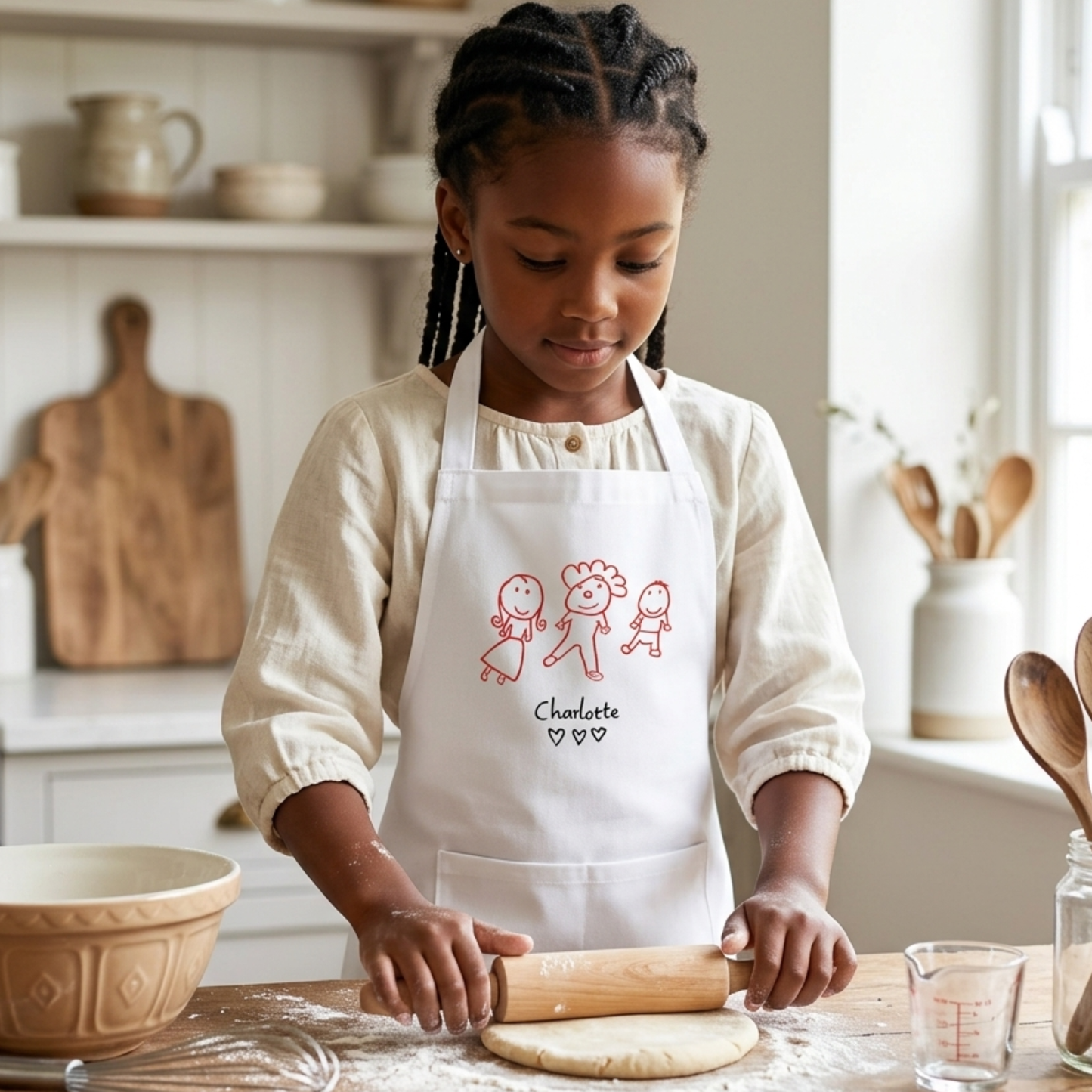 Kids Cooking Apron - 100% cotton