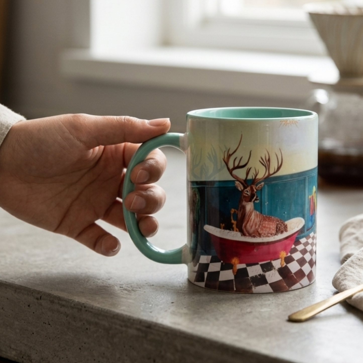 Local | Kirsty Madigan Deer Mug