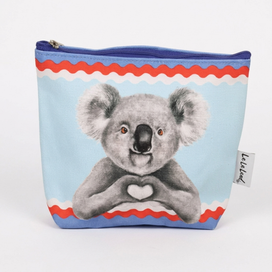 Australian Souvenir - Koala Purse Travel - Blue