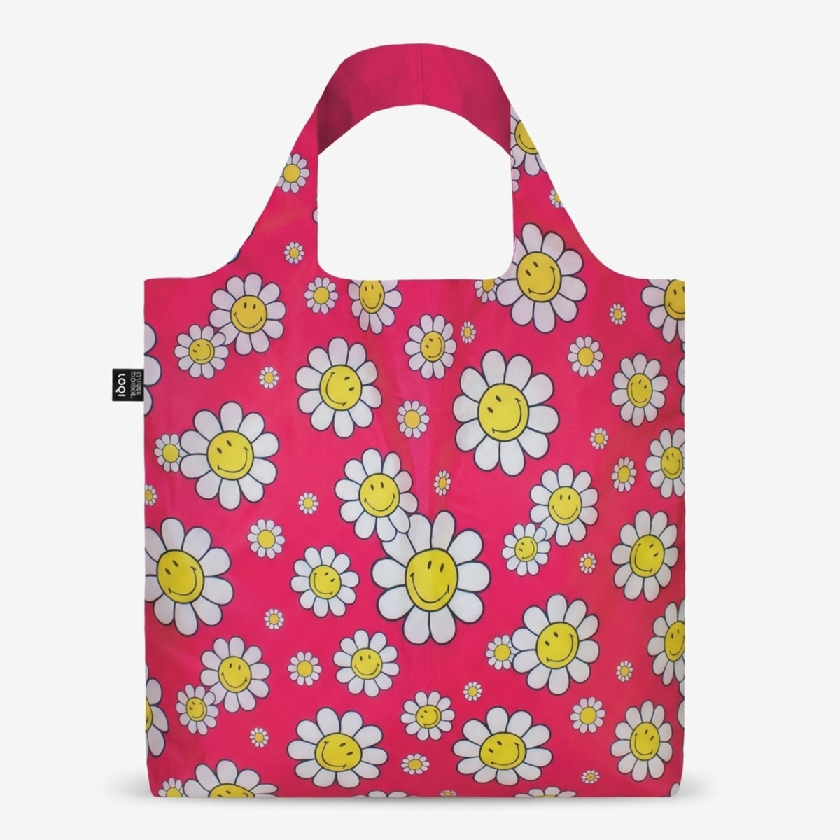 Gifts - Smiley Flowers shopping bag - LOQI